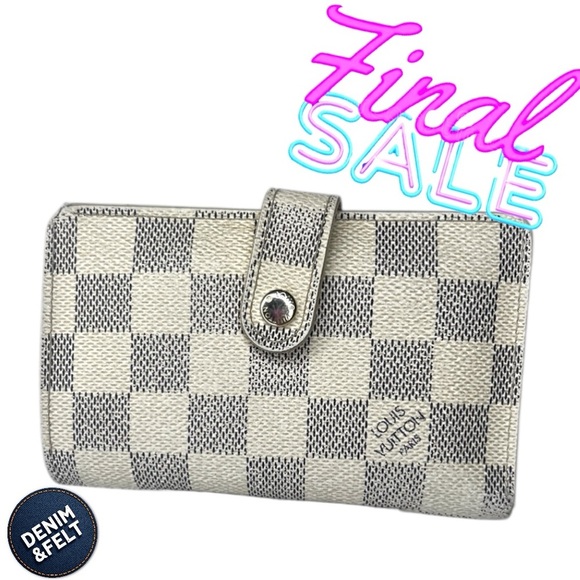 🩶LOUIS VUITTON Damier Azur Portefeuille Viennois Bifold Wallet | PRELOVED🩶 - Picture 1 of 14